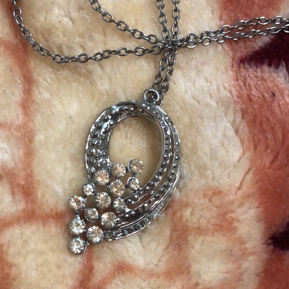🌹Beautiful Costume Rhinestone 26” Necklace